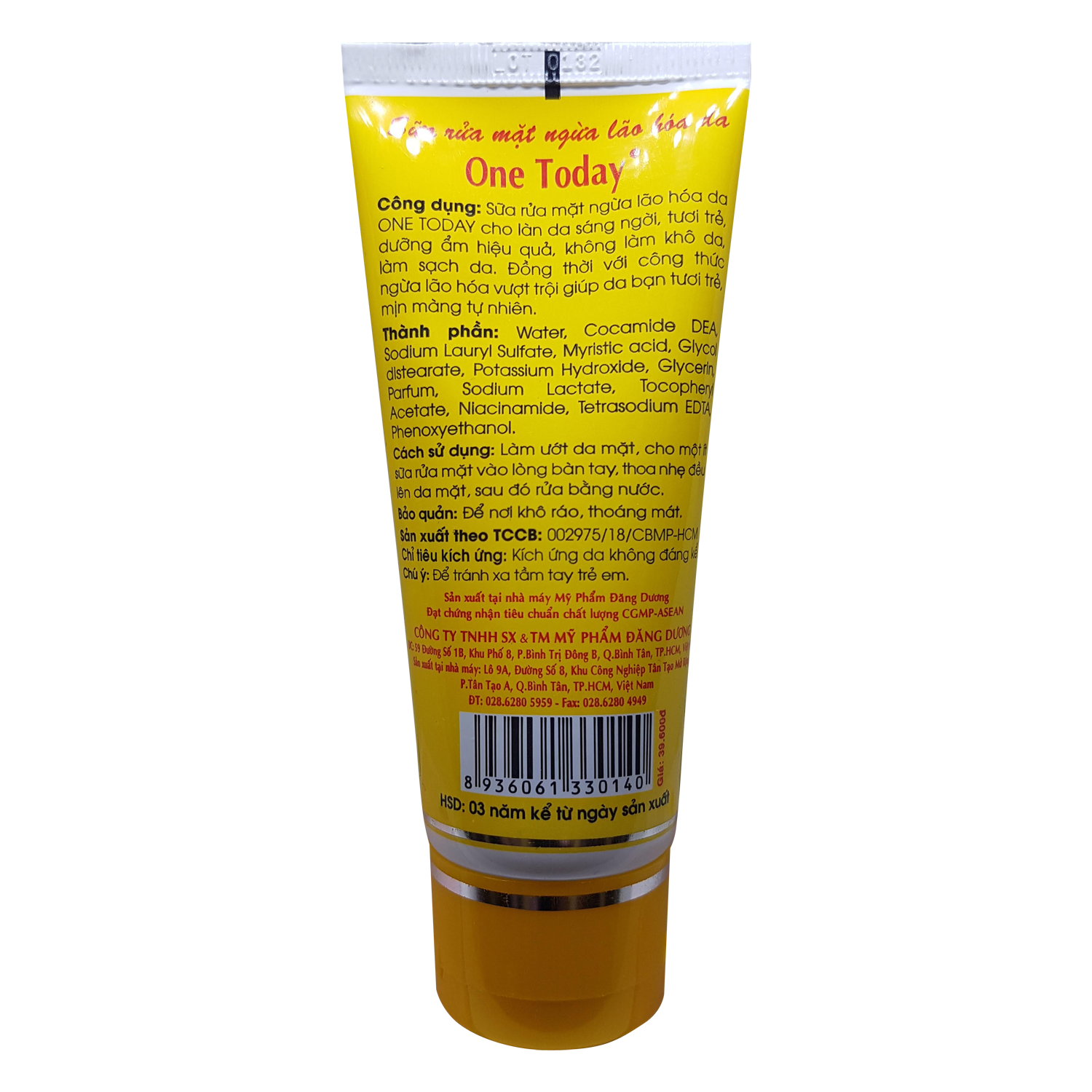 Sữa Rửa Mặt Ngừa Lão Hóa Da One ToDay 50ml