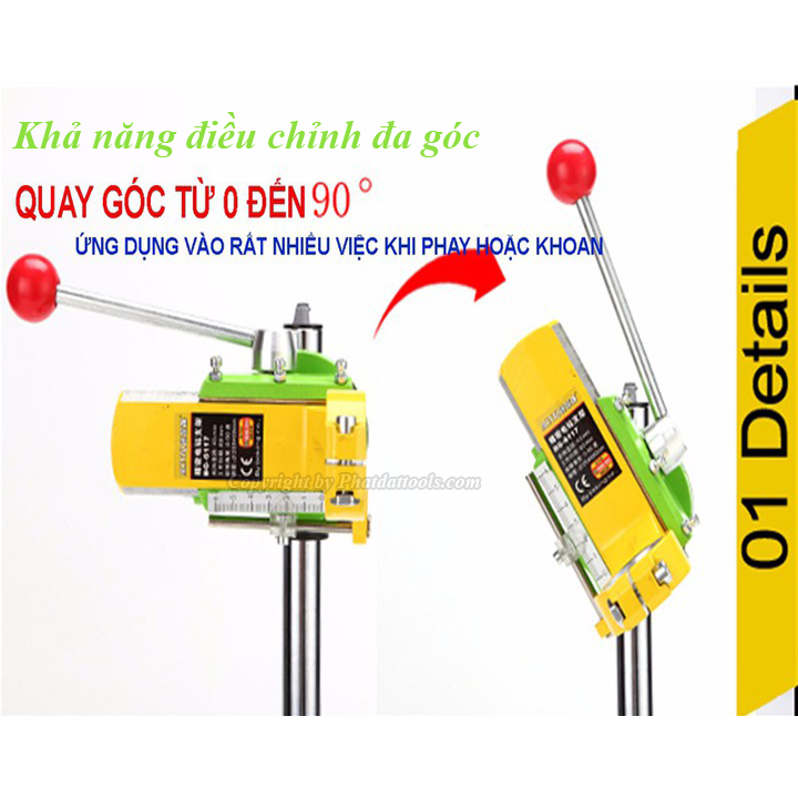 Khung Gắn Máy Khoan Thành Máy Khoan Bàn Cao Cấp-Khung Gắn Máy Khoan Cao Cấp