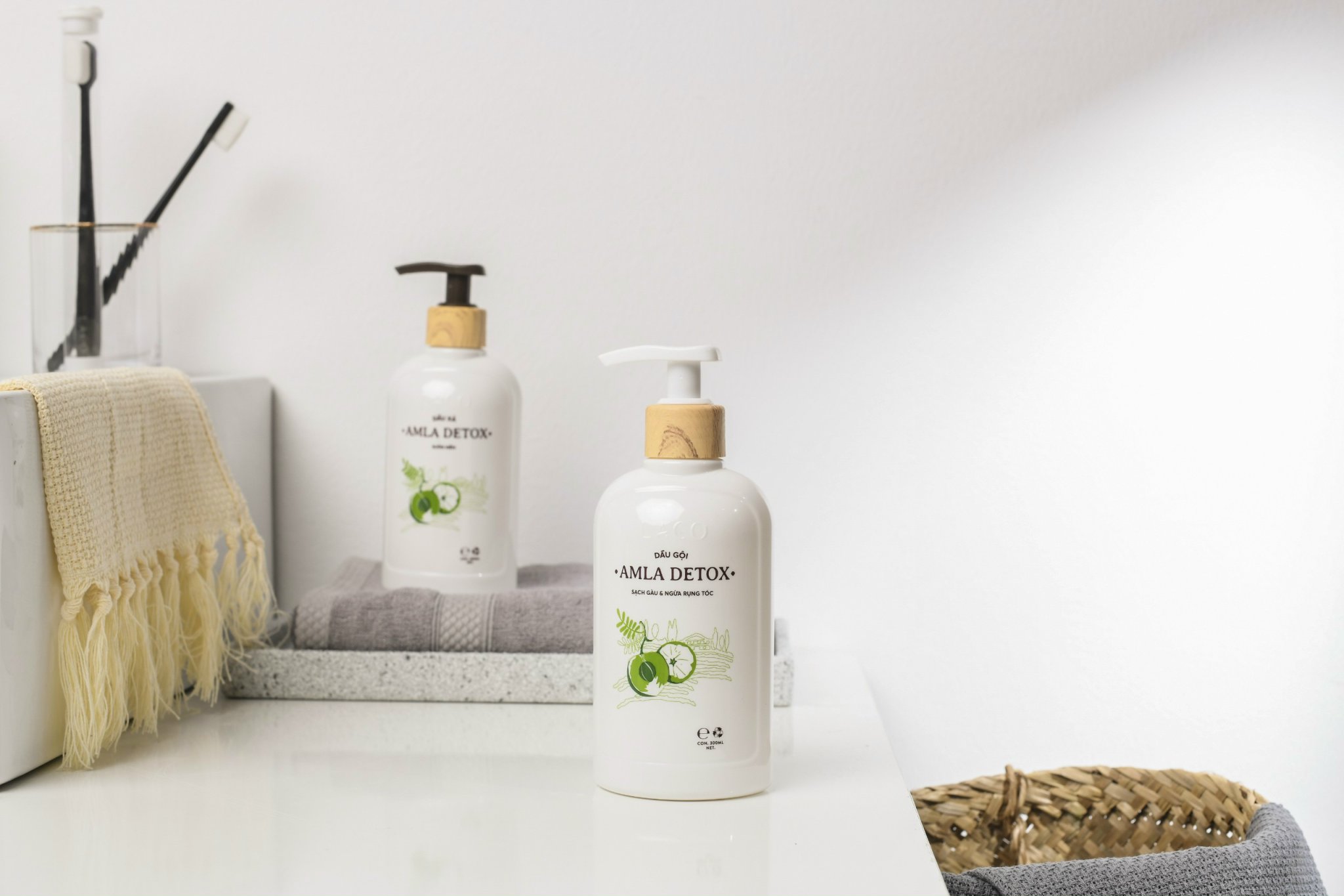 Combo Dầu gội và dầu xả AMLA DETOX