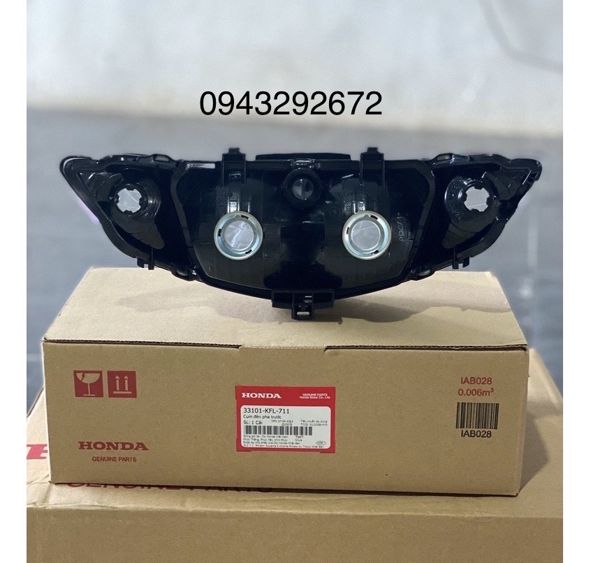 Pha Đèn Future 1 2003, 2004 Xi Nhan Trắng Honda ( 33101KFL711 )