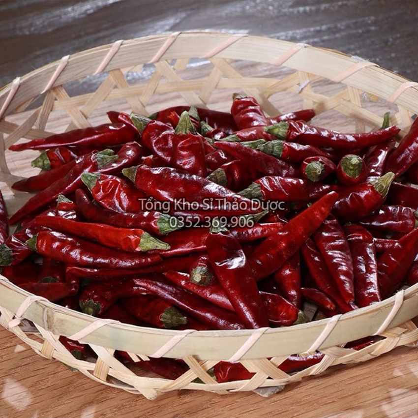 Ớt khô nguyên trái 1kg (nguyên liệu lẩu tứ xuyên, thơm, cay nồng)