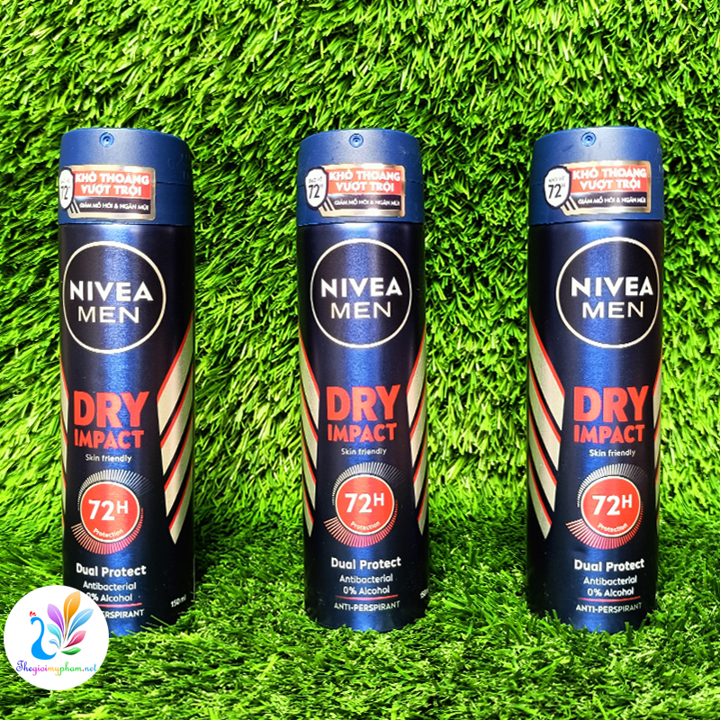 Xịt Khử Mùi Nivea Nam Khô Thoáng 150ml