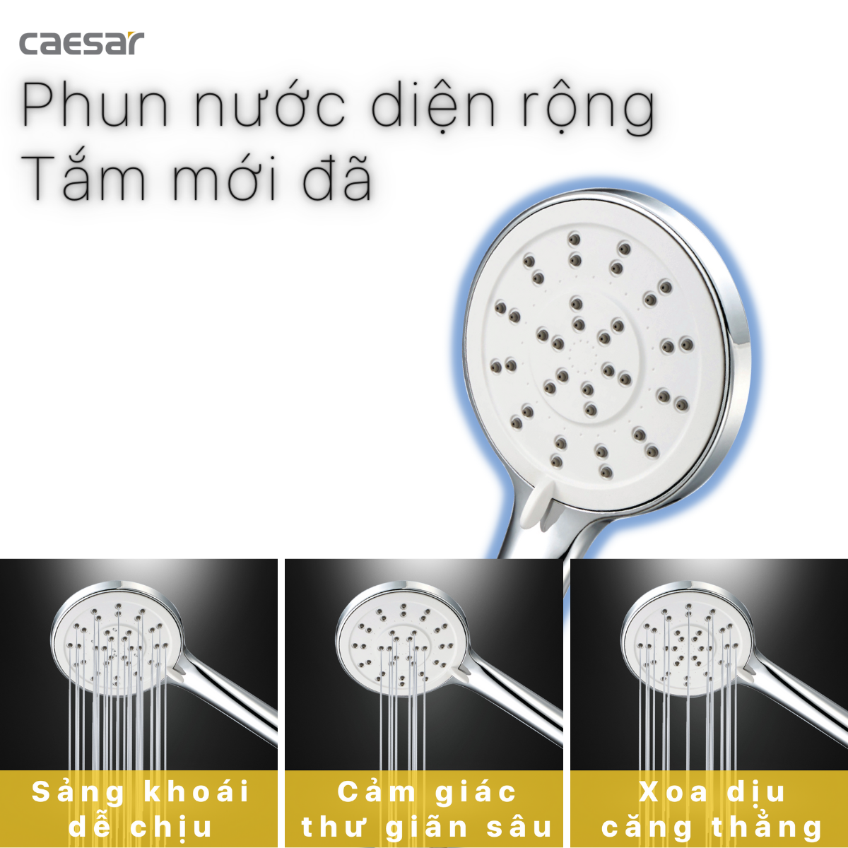 Tay sen 3 chế độ xả SH237V