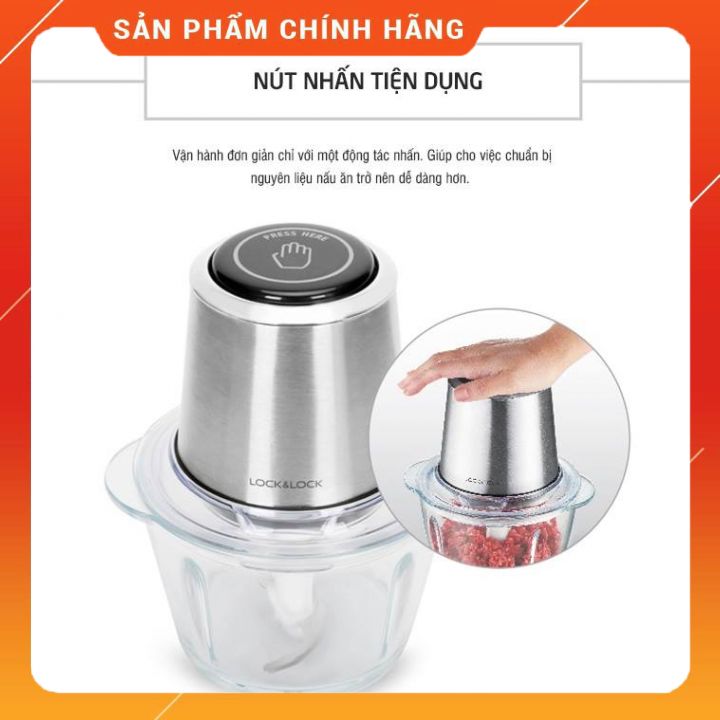 Máy xay thịt Lock&Lock EJM161BLK (350W) chính hãng
