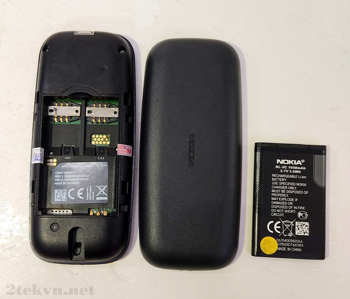 Điện thoại 2 sim giá rẻ Nokia 105 (2017) pin khủng
