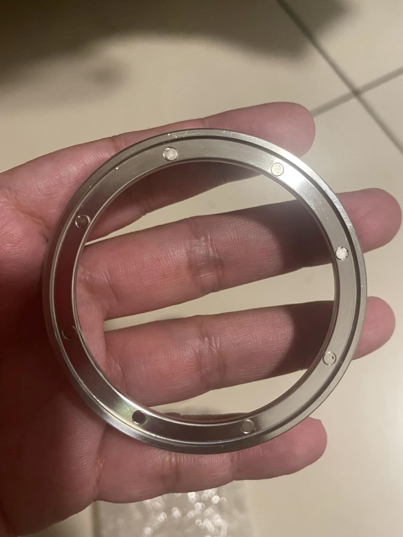 Ly đong cà phê 58mm 53mm 51mm thép không gỉ inox 304 stanless steel Dosing Ring phễu đong