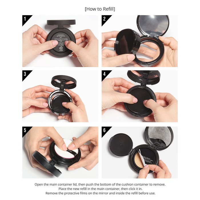 [100%AUTH] Phấn Nền 3CE Fitting Cushion Foundation- Kèm Lõi Refill