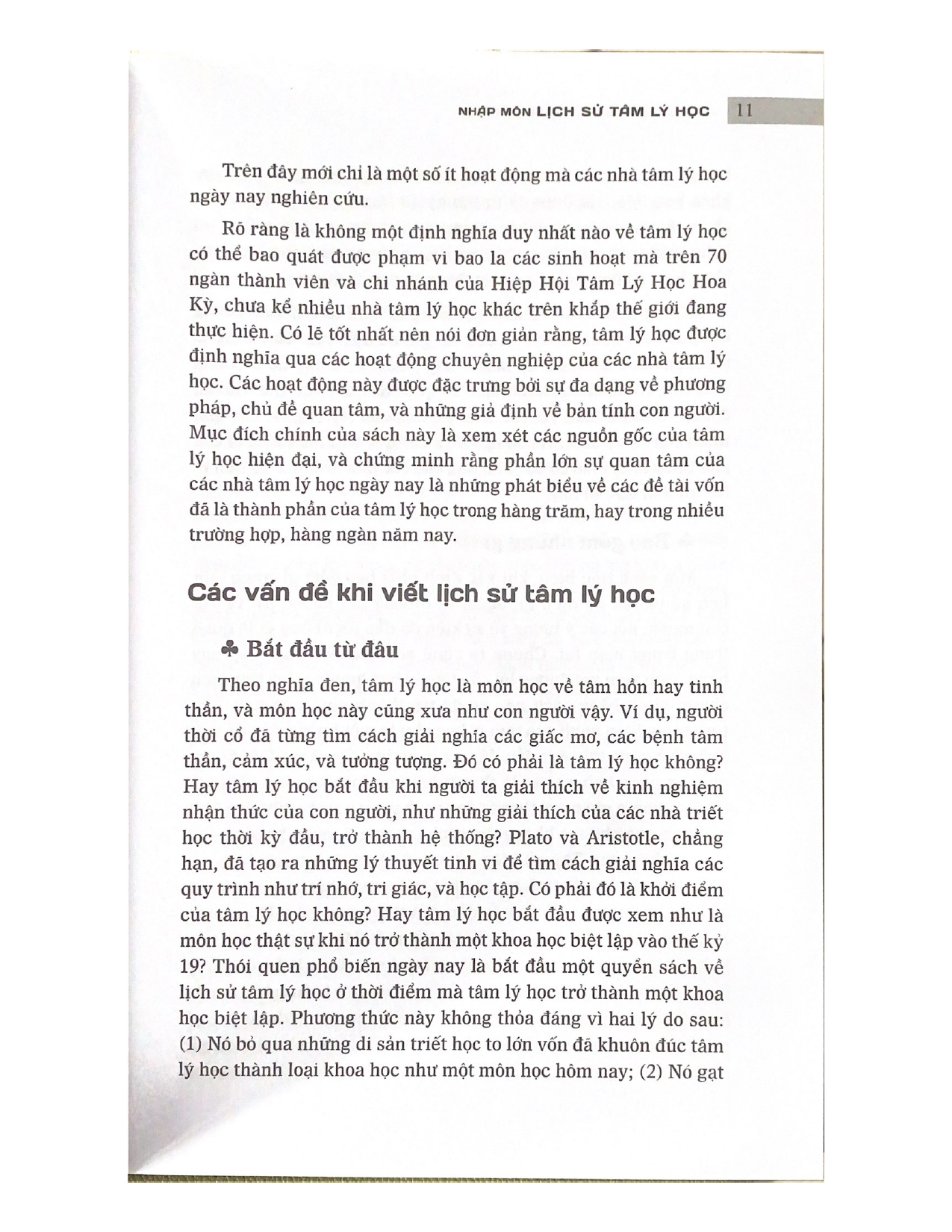 Sách - Nhập Môn Lịch Sử Tâm Lý Học-Vanlangbooks