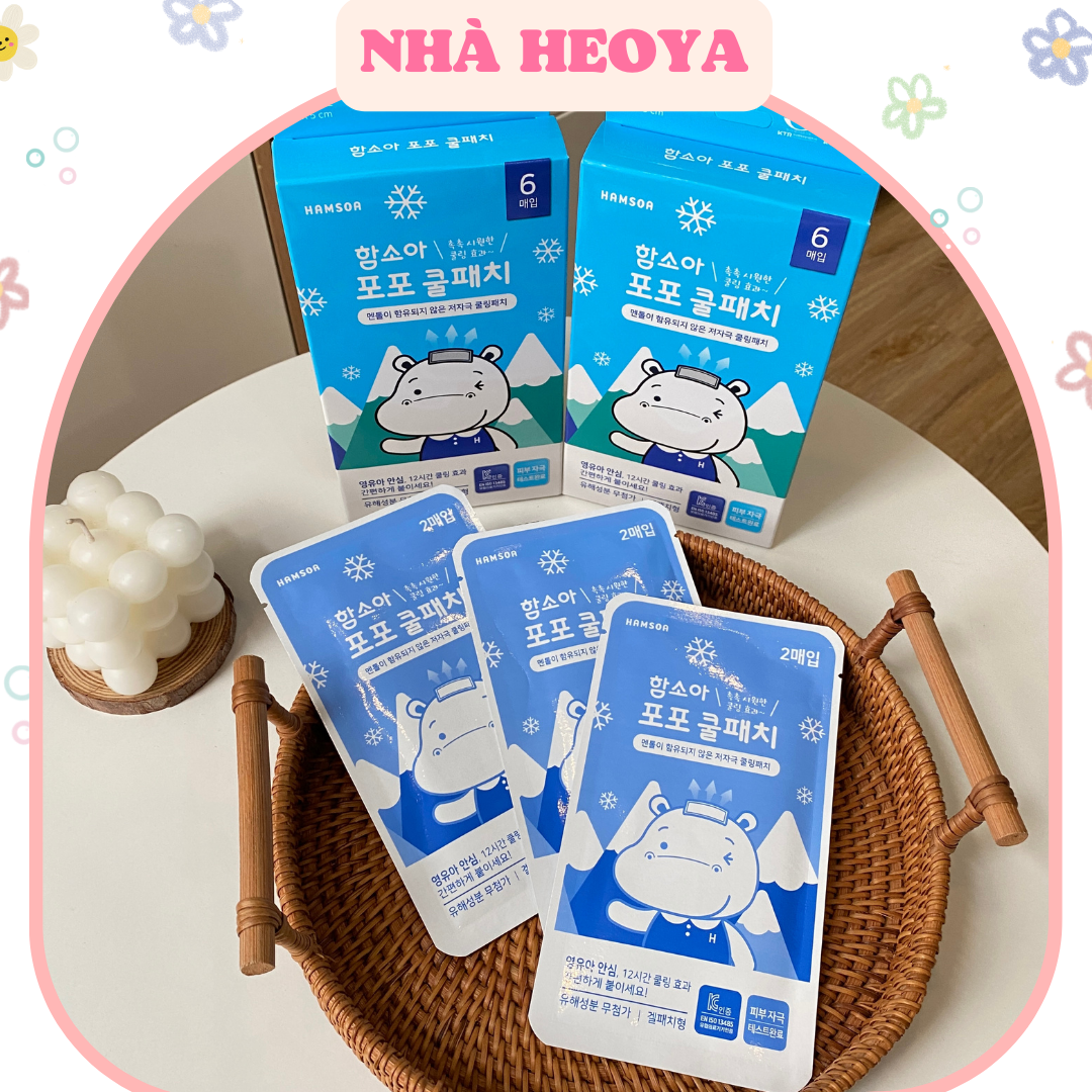 Miếng dán hạ sốt hamsoa cho bé