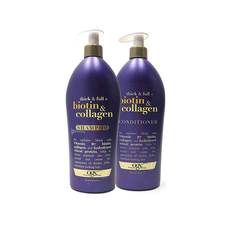 Bộ Dầu gội xả Biotin & Collagen OGX 750ml