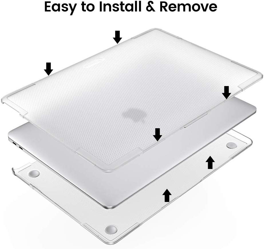 Ốp Macbook cao cấp TOMTOC HardShell Slim for Macbook Air 13" (2018-2020) , Air M1