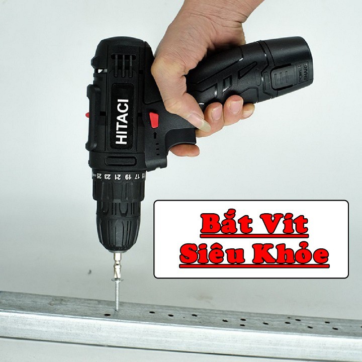 Khoan Pin 12V HITACHI Máy Bắt Vít
