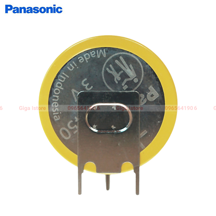 Pin nồi cơm Nhật Panasonic CR2450 3V hàn chân