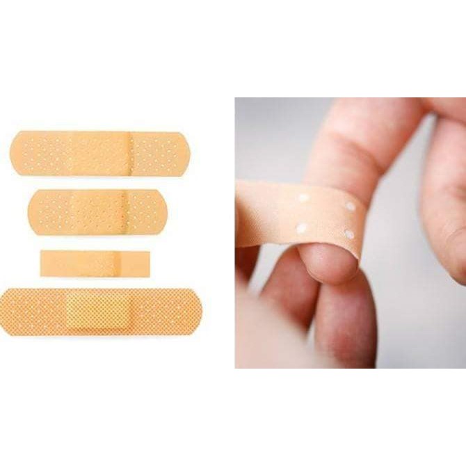 Hộp 100 Miếng Băng Cá Nhân Gia Đình Nhiều Kích Thước 1x39