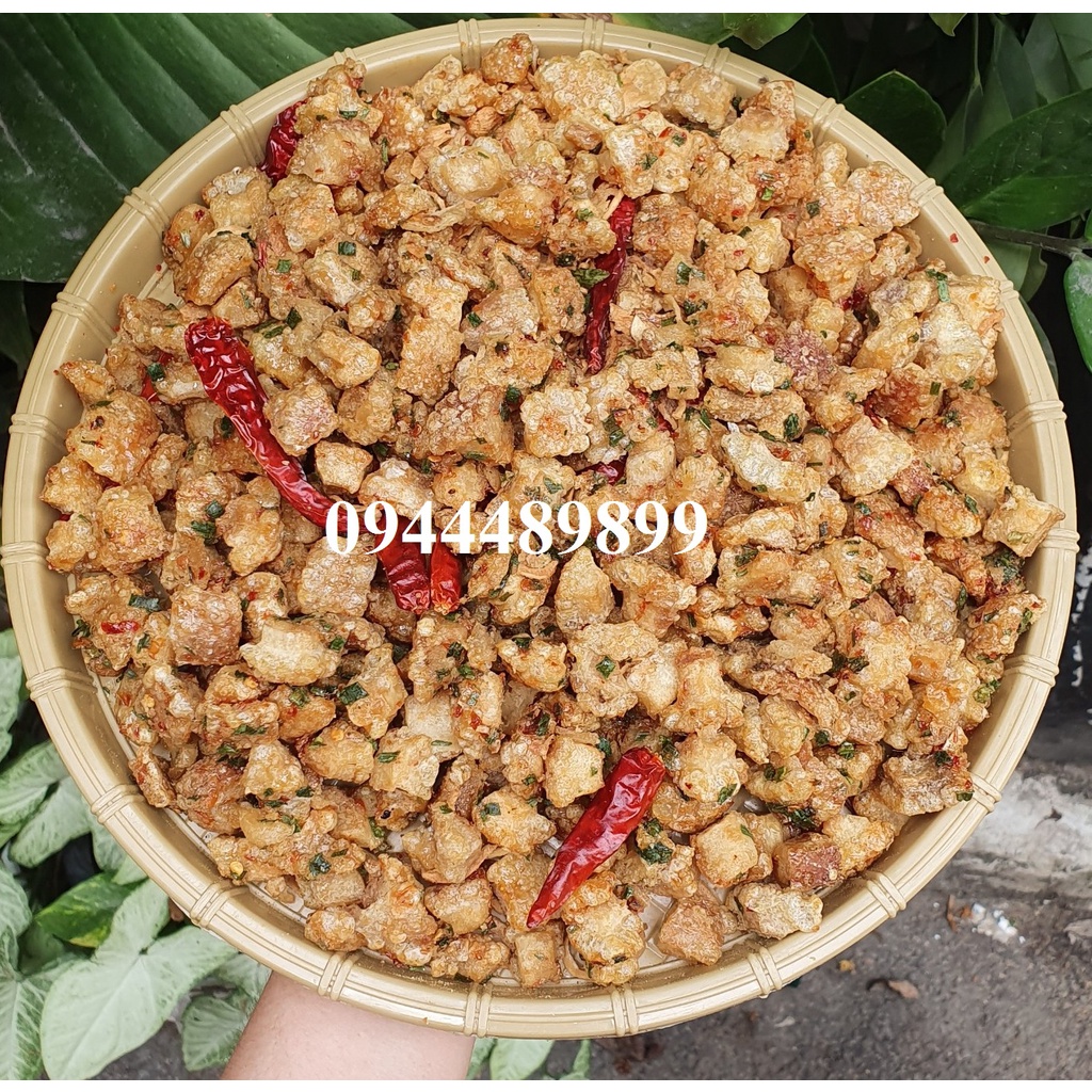 [Tết ] 200gr Tóp mỡ liền da sốt mắm hành  - đồ ăn vặt