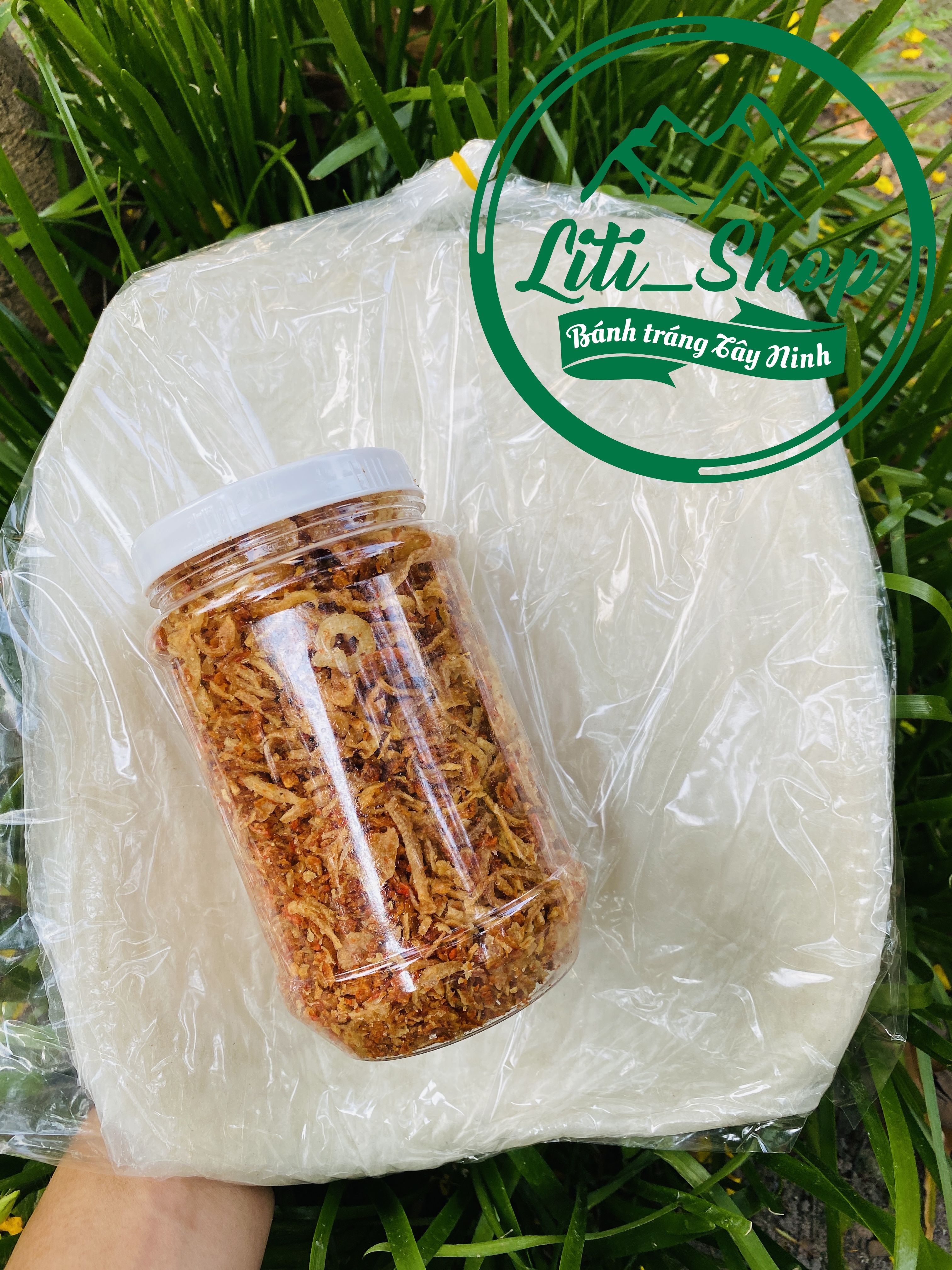 Combo Bánh phơi sương - Muối tôm Hành phi