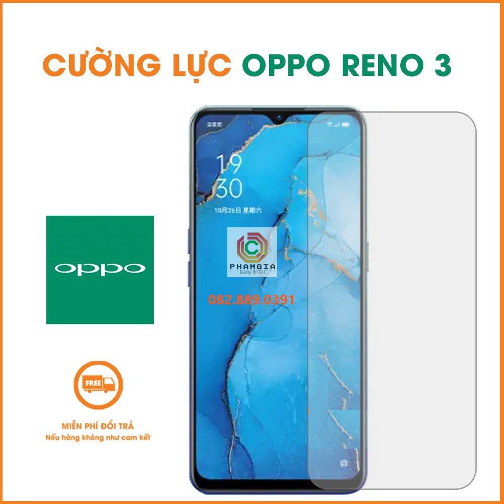 Dán cường lực Oppo reno 3/ reno 3 pro nano siêu bảo vệ siêu bền