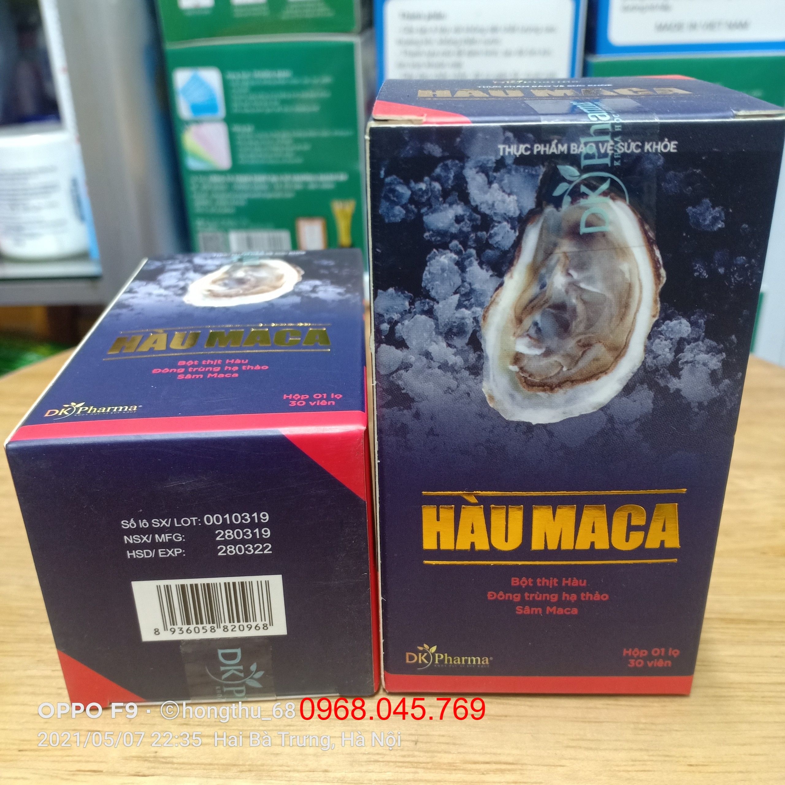Hàu Maca  - Hộp 30 Viên