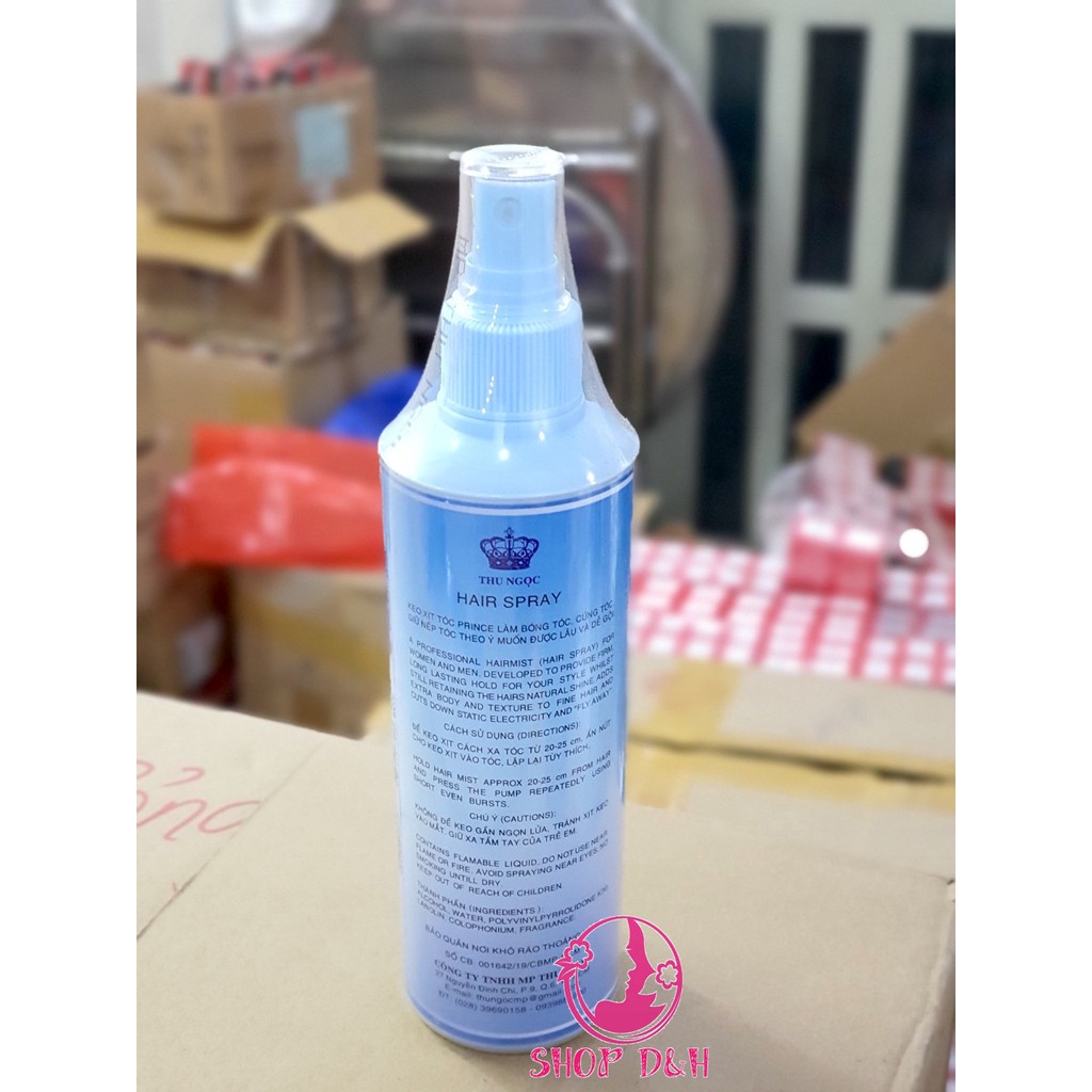Keo Xịt Tóc Prince Saigon 125Ml ( Thu Ngọc )| - 125Ml