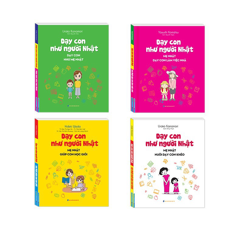 Sách - Combo dạy con như người Nhật