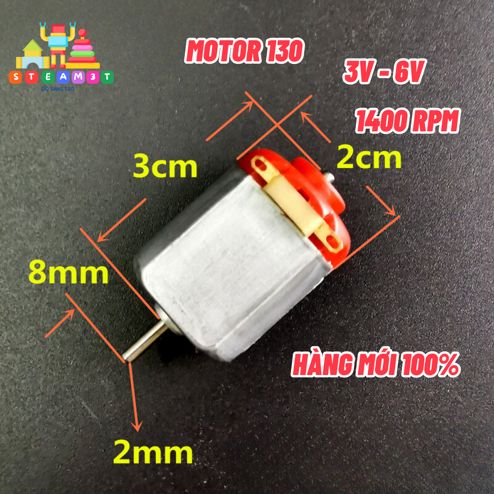 Motor mô tơ mini 3v chạy pin mẫu 130