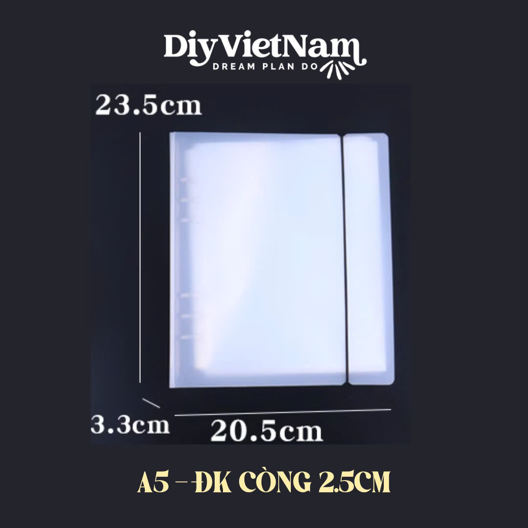 [HCM]PLANNER NHỰA CỨNG A4/B5/A5/A6/A7