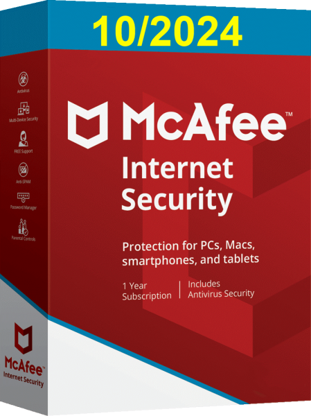 Bảng giá Key McAfee Internet Security 2021 1PC (Win/Mac) hạn đến 10/2024 - tự động gia hạn hàng năm vĩnh viễn tốt hơn Bkav Kaspersky Phong Vũ