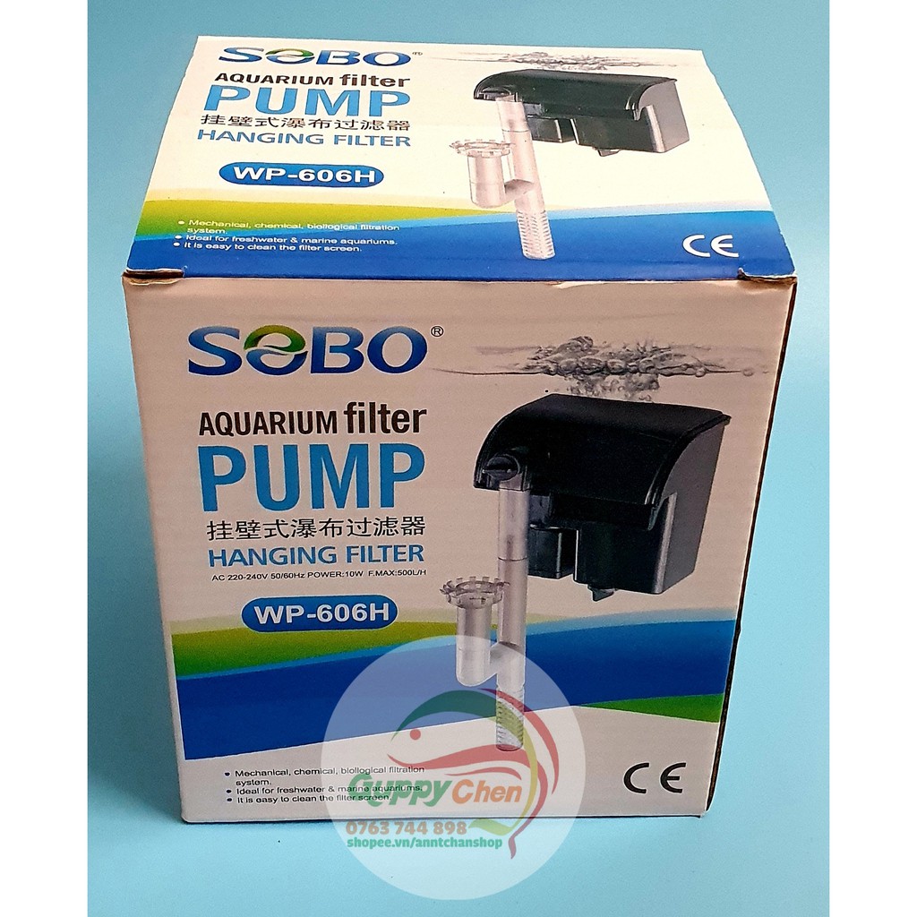 Lọc thác sobo wp-606h cho hồ cá