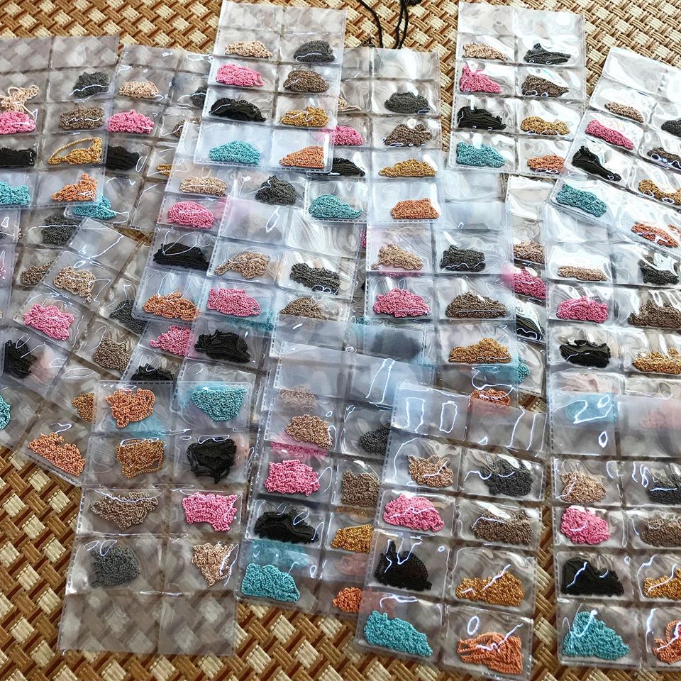 Set xích làm nail, trang trí móng - 4 màu cơ bản