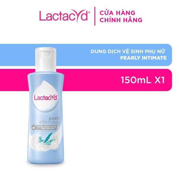 Dung dịch vệ sinh phụ nữ Lactacyd Pearly Intimate 150ml
