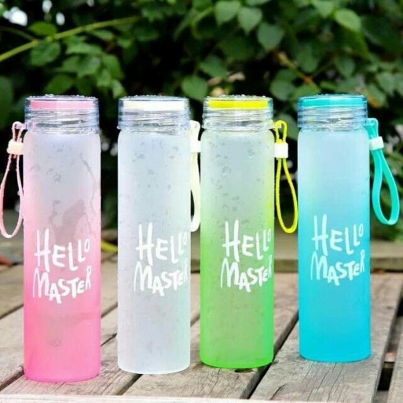 Hello Master water bottle 500ml glass water bottle