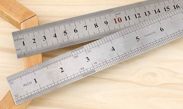 Thước Thẳng Inox 50Cm Hoặc 60Cm (Loại Dày)