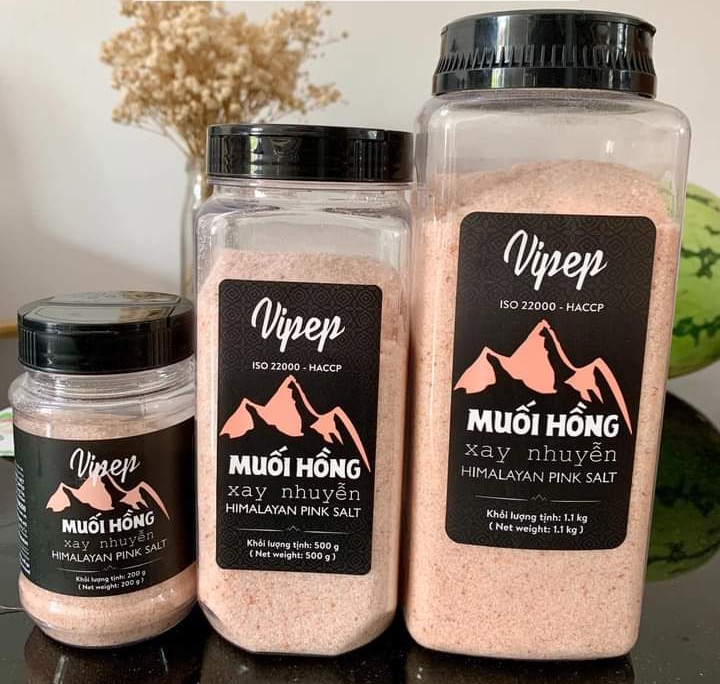 Muối hồng mịn Himalayan - Vipep
