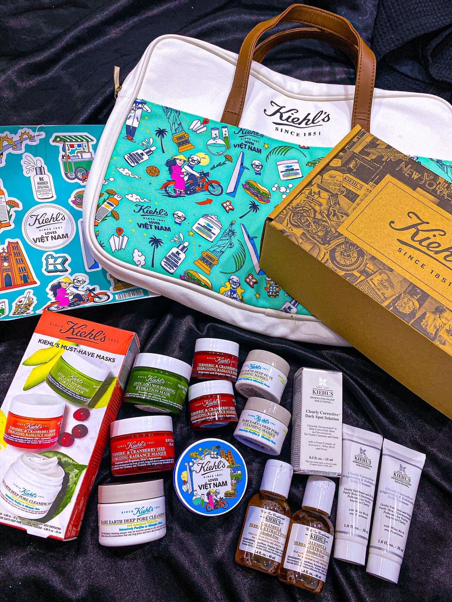 [GIFT] Ví Gift Đựng Mỹ Phẩm Kiehl’s