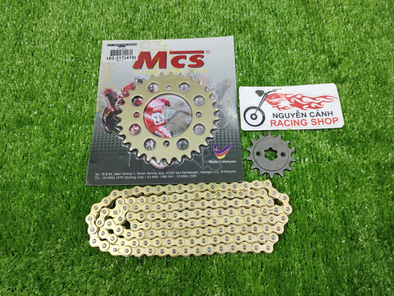 Bộ sên nhông dĩa sirius 7 li MCS 15-37 răn