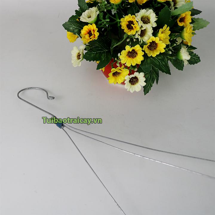 10 Móc thép treo lan loại 3 dây dài 70cm - VTK10