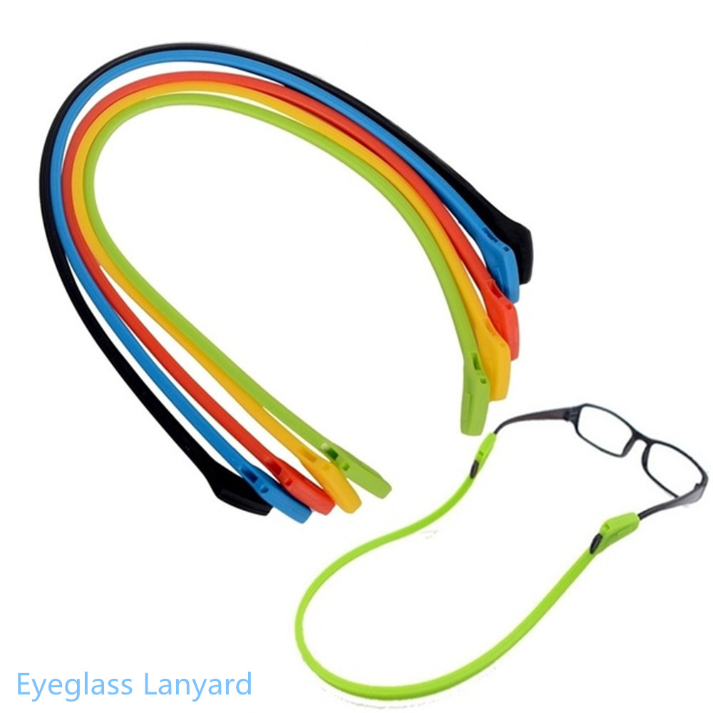 แฟชั่นสีลูกอมกีฬาทางน้ำสบายสายห้อยแว่นตาแว่นตาเชือกเส้นเล็กแว่นตาสร้อยคอแว่นตาอุปกรณ์เสริม