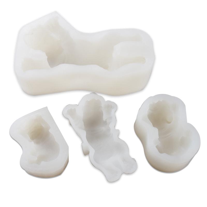 Chó Shar PEI Bánh Mousse Bộ Tạo Khuôn Hình Con Chó Màu Đỏ Bánh 3D Con Chó Sữa Nhỏ Silicone Bánh Mousse Bánh Bộ Tạo Khuôn Hình Bánh Mousse Chó Dụng Cụ Mài