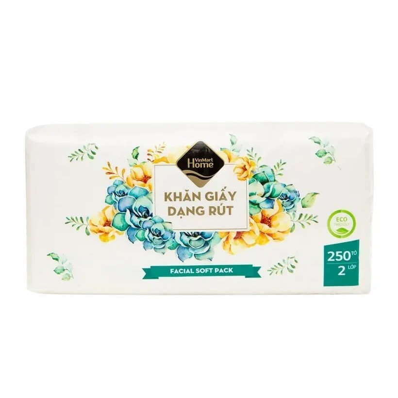 Khăn giấy dạng rút vinmart home 180/250 tờ