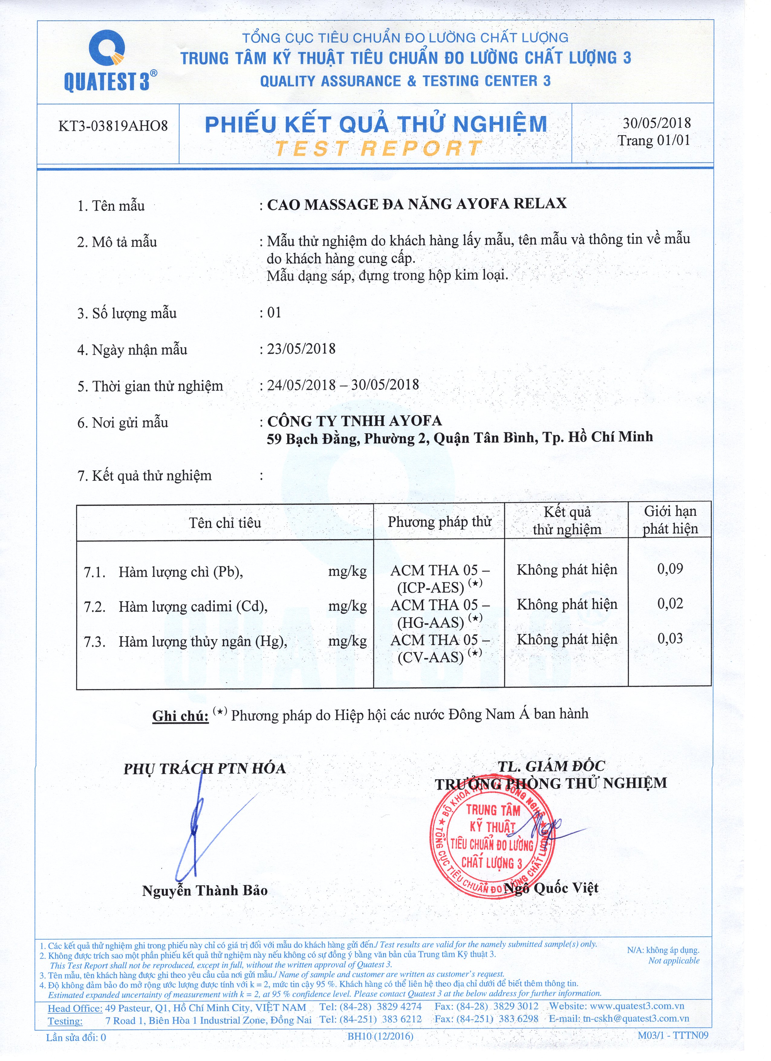 Cao ayofa 20g an toàn hiệu quả với mọi lứa tuổi