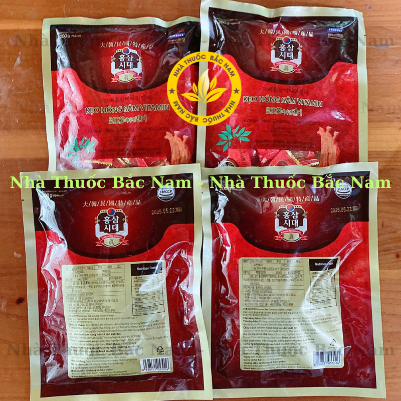 Kẹo Hồng Sâm Hàn Quốc 200g Korean Red Ginseng