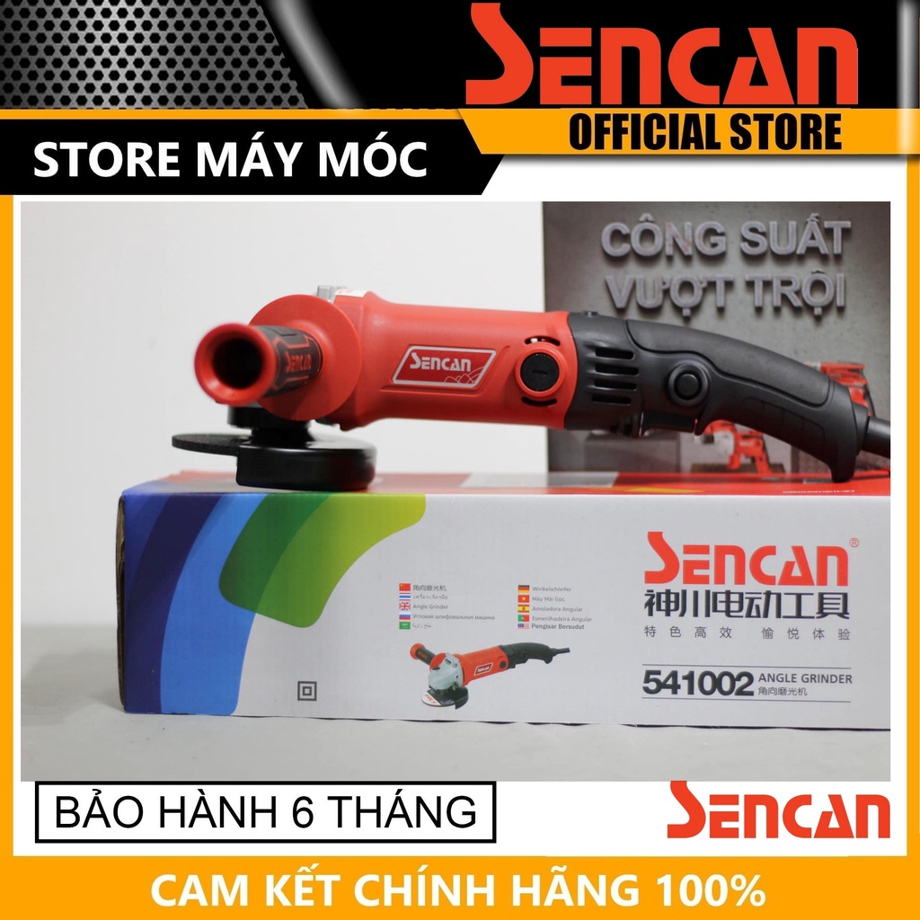 Máy mài góc 650w 100mm sencan 541002 - hàng chính hãng