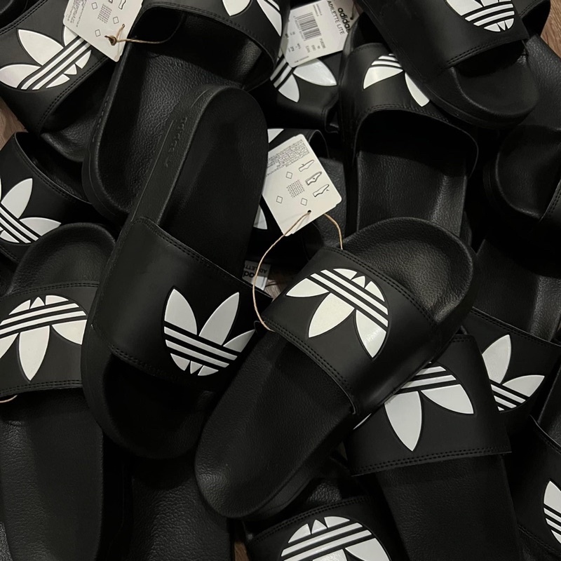 [Chính hãng] Dép Adidas Adilette Lite trắng đen