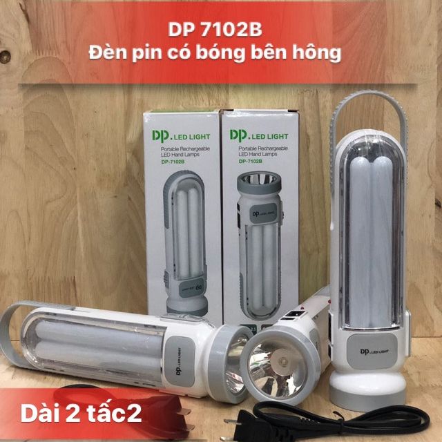 Đèn Pin đa năng cầm tay Dp-7102B Led siêu sáng hàng cao cấp, Đèn Pin mẫu mới hàng cao cấp, Đèn pin rọi siêu xa bằng ánh sáng Led