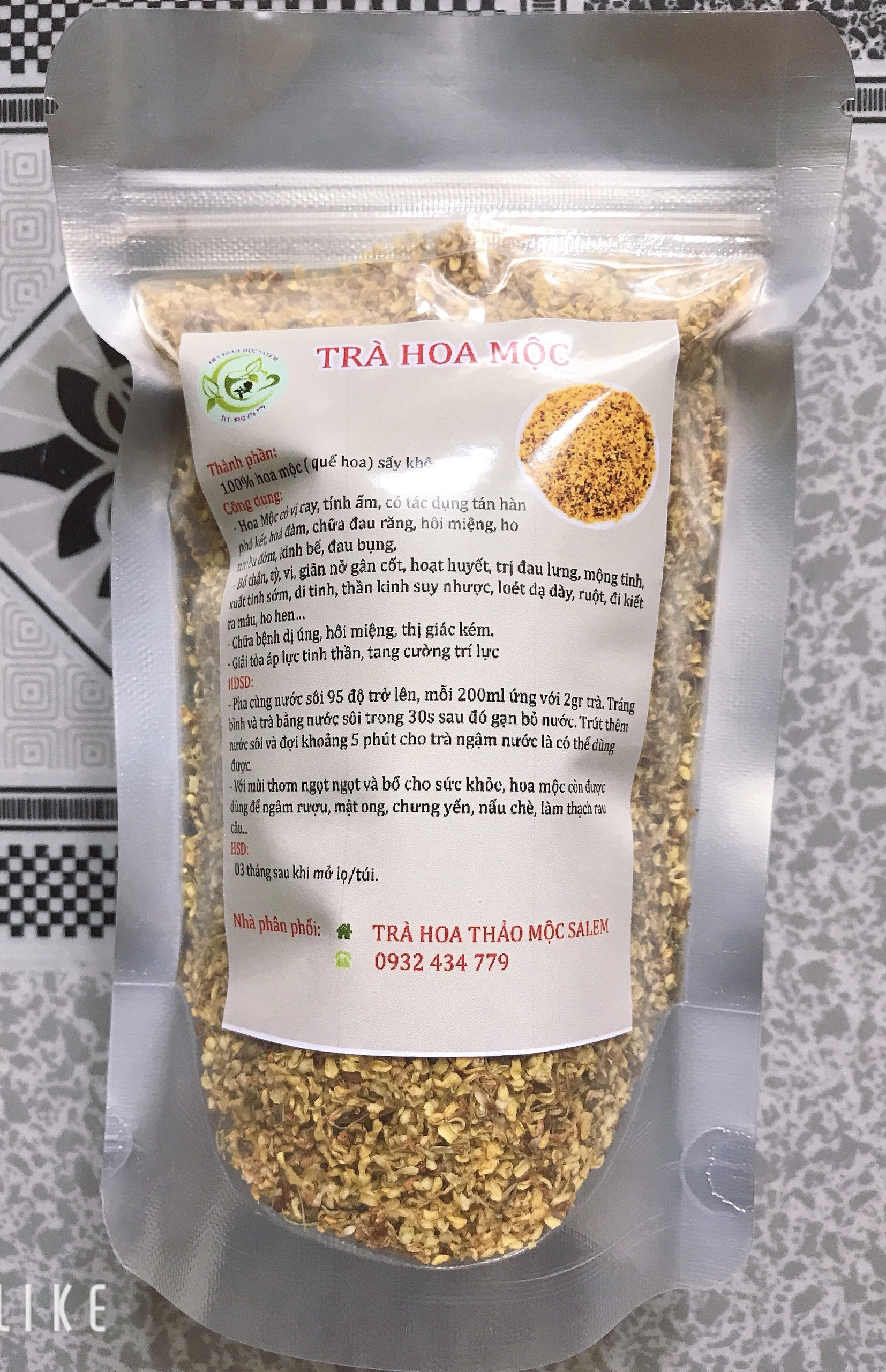 [HCM]Trà Hoa Mộc Loại 1 Siêu Thơm Ngon 50G