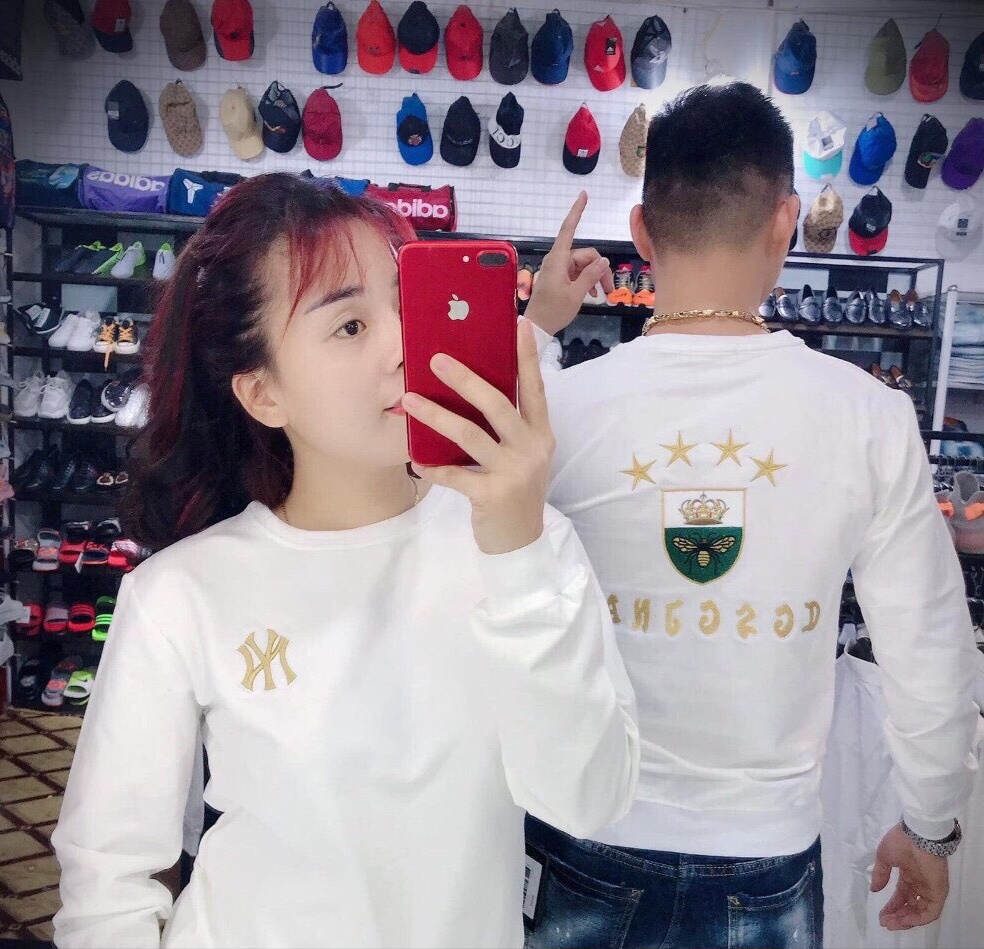 Áo Thun Cặp Nữ Nam Tay Dài Thời Trang Cao Cấp Mẫu Mới Flood ATN24