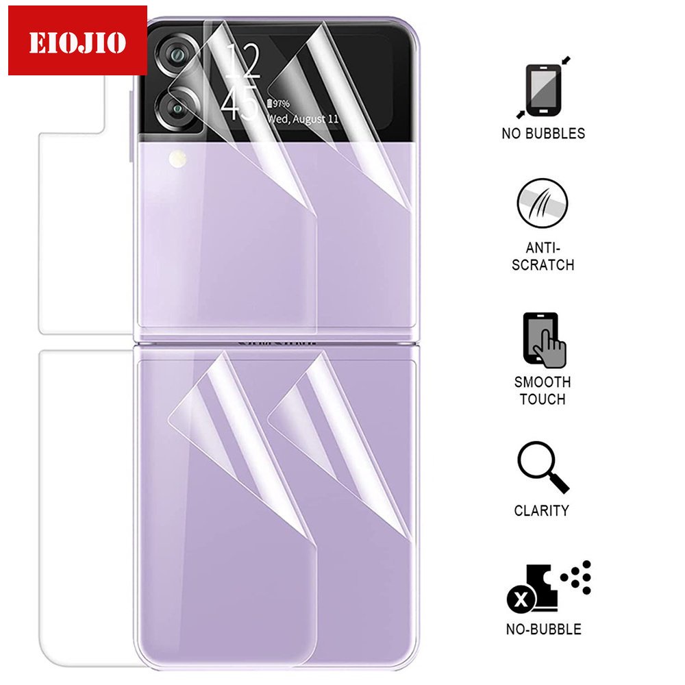 Miếng Dán Hydrogel Mềm Nhám Linh Hoạt Bảo Vệ Màn Hình Trước / Sau Cho Samsung Z Flip5 4 Flip3 Z Flip 3 2 1