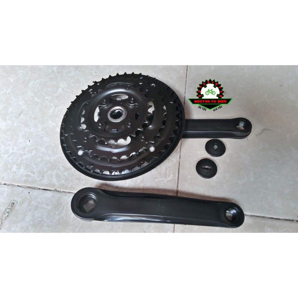 Đùi đĩa xe đạp 3 tầng thép - giò xe đạp
