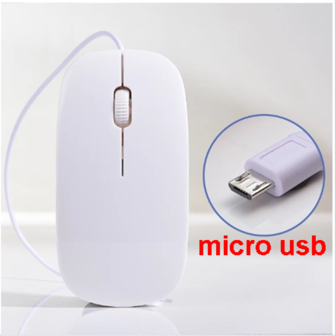 [HCM]Chuột Android có đèn led sài cho bao da bàn phím ( cổng micro hoặc type-c)