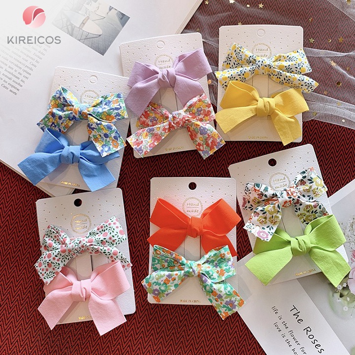 [HCM]Set 2 Kẹp Bản Nơ Hot Trend Hàn Quốc Cho Bé